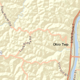 Winklers Mill Ohio Street Map