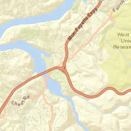 Cheat Lake Street Map