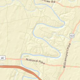 12500-12504 Stone Bridge Drive, Hagerstown Street Map