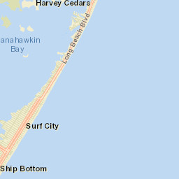 Surf City Street Map