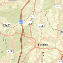 Batalha Street Map
