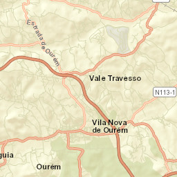 Ourém Street Map