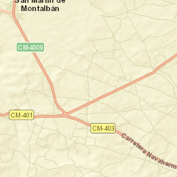 San Martín de Montalbán Street Map