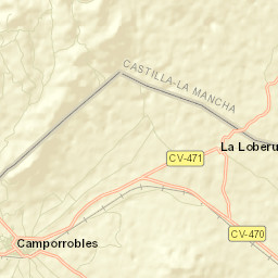 Camporrobles Street Map