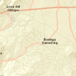 Losa del Obispo Street Map