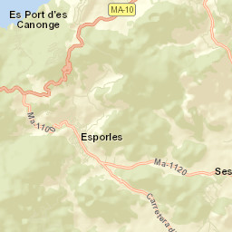 Esporles Street Map