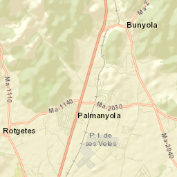 Bunyola Street Map