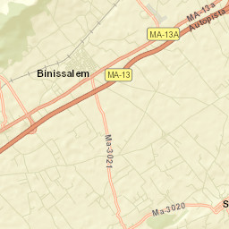 Binissalem Street Map