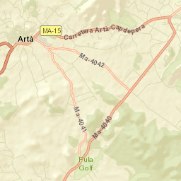 Artà Street Map