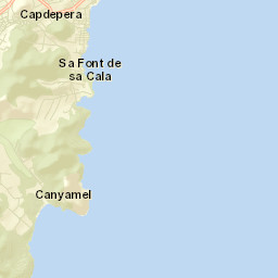 Capdepera Street Map