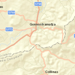 Gonnoscodina Street Map