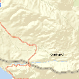 Konispol Street Map