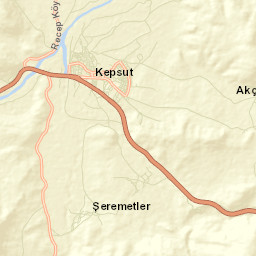 Kepsut Street Map