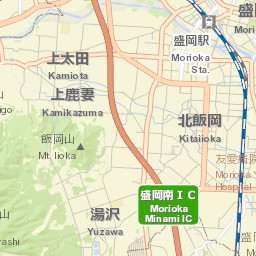 Morioka Street Map