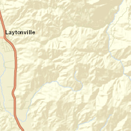 Laytonville Street Map