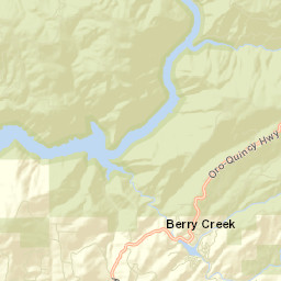 Berry Creek Street Map