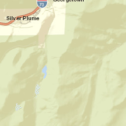 Silver Plume Colorado Street Map