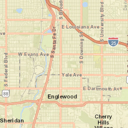 University Park Colorado Street Map