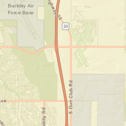 1388 South Powhaton Road, Aurora, CO Street Map