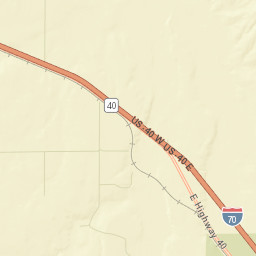 Peoria Colorado Street Map