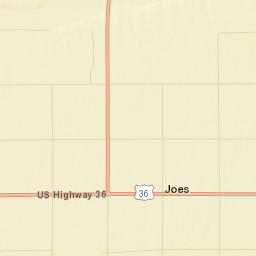 Joes Colorado Street Map