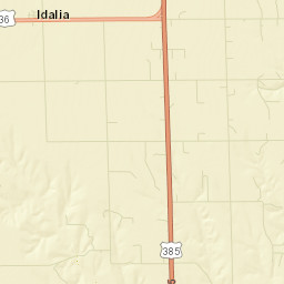 Idalia Colorado Street Map