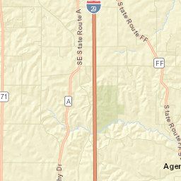 Buchanan County Street Map