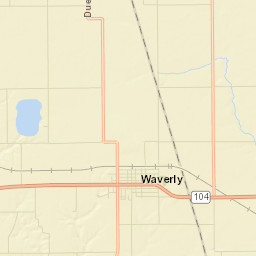 Waverly Street Map