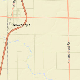 Moweaqua Street Map