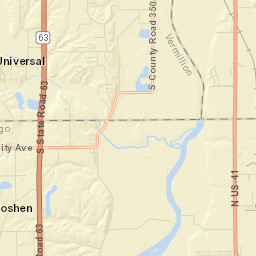 10314-10352 US-41 Rosedale IN Street Map