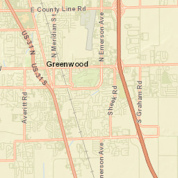 Greenwood Street Map