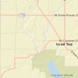 Talawanda Springs Ohio Street Map