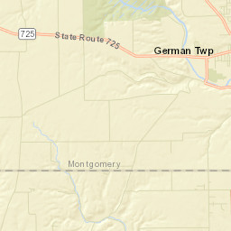 Poast Town Heights Ohio Street Map