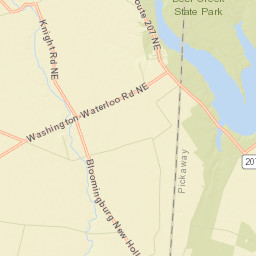 Pancoastburg Ohio Street Map