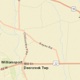 Kinderhook Ohio Street Map