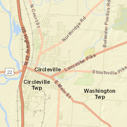 Washington Meadows Ohio Street Map