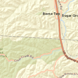 Sugar Grove Ohio Street Map