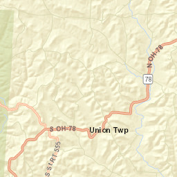 Ringgold Ohio Street Map