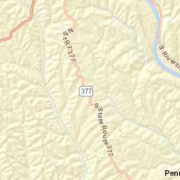 Pennsville Ohio Street Map