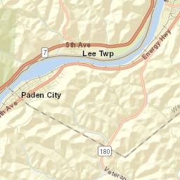 Sardis Ohio Street Map