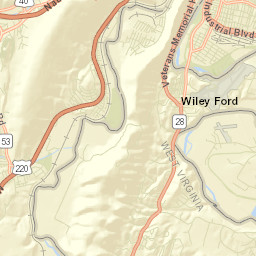 Wiley Ford Street Map