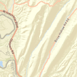Allegany County Street Map