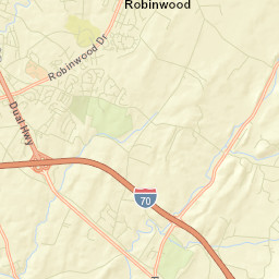 Robinwood Street Map