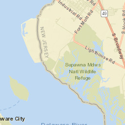 Fort Delaware Delaware Street Map