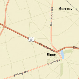 Elmer Street Map
