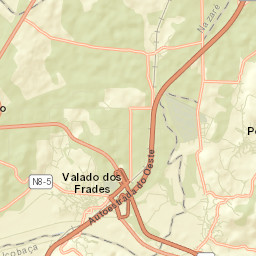 Valado de Frades Street Map