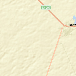 Brozas Street Map