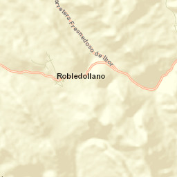 Robledollano Street Map