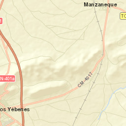 Manzaneque Street Map