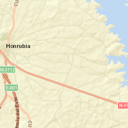 Honrubia Street Map